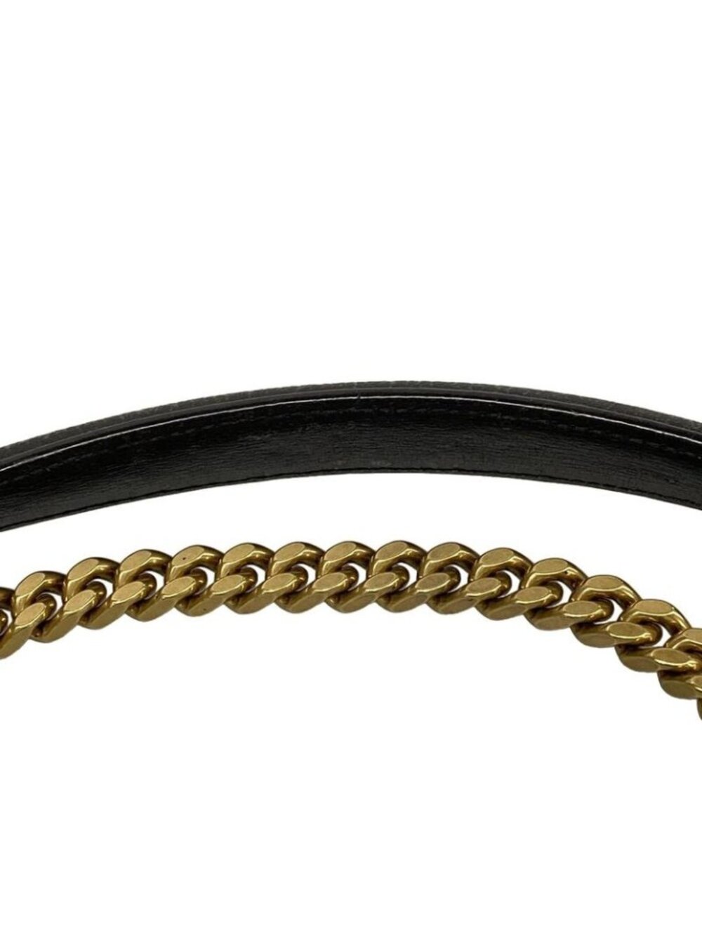Saint Laurent Paris Shoulder Bag Sunset Large Black Chain Leather - Picture 10 of 15